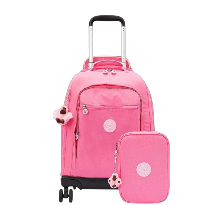 Kit Kipling Mochila e Estojo Glitter